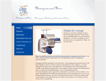 Tablet Screenshot of monogramandmore.net